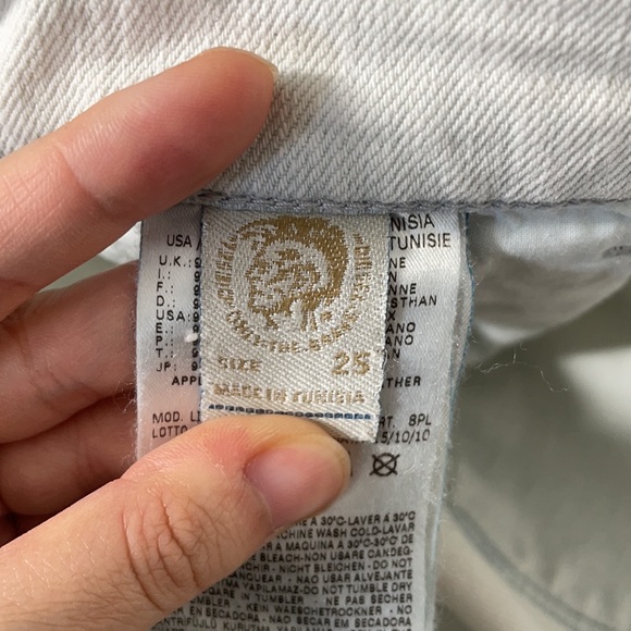 Diesel Livy Biker Super Slim Straight Stretch Jean - Picture 4 of 6